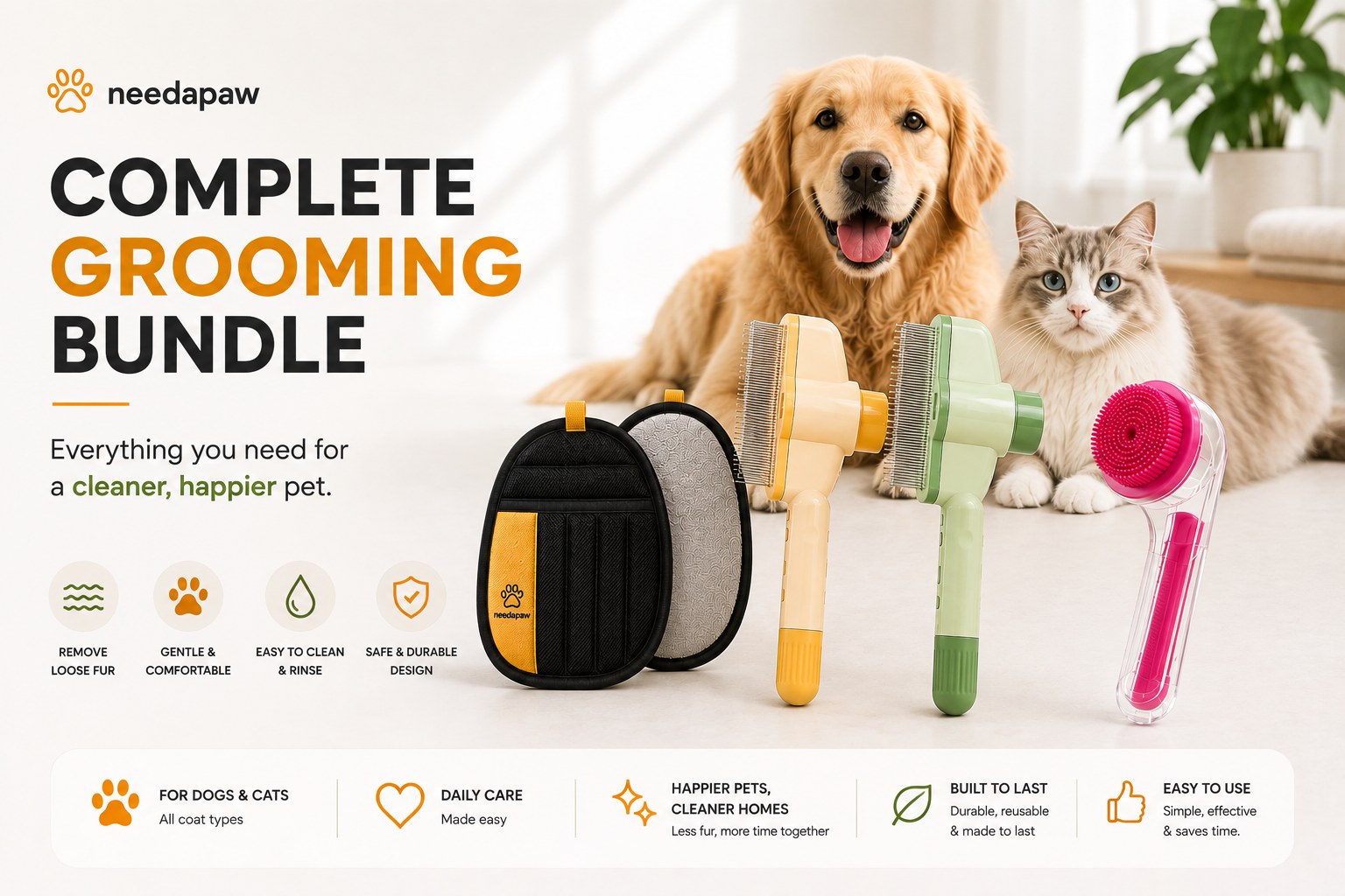 NeedAPaw Complete Grooming Bundle